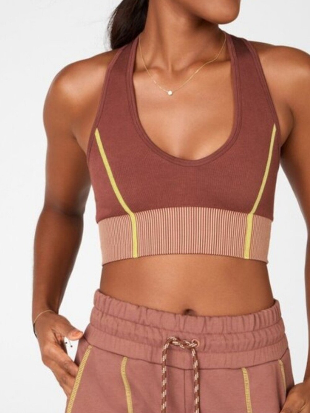 Fabletics Jameela Seamless Midi Bra Size Large